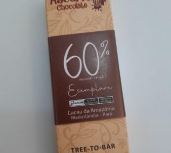 Barra Chocolate Ascurra 60% Açúcar Cristal