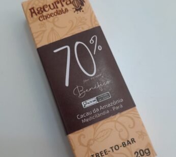 Barra Chocolate Ascurra 70% Sem Açúcar