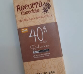 Barra Chocolate Ascurra 40% Ao Leite 40g