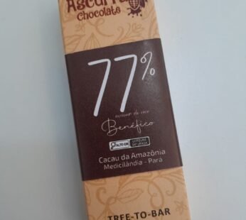 Barra chocolate Ascurra 77% Açúcar de Coco