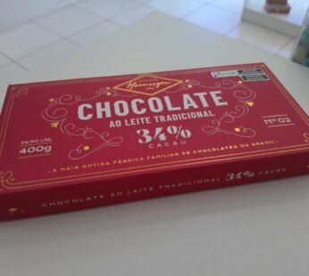 Barra Haenssgen Chocolate Ao Leite Tradicional 34% Cacau