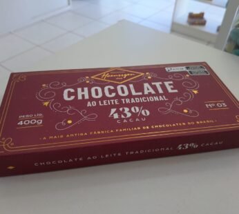 Barra Haenssgen Chocolate Ao Leite Tradicional 43% Cacau