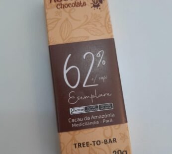 Barra Chocolate Ascurra 62% Com Café