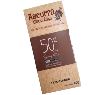 Barra de Chocolate Ascurra 50% Ao Leite 40g